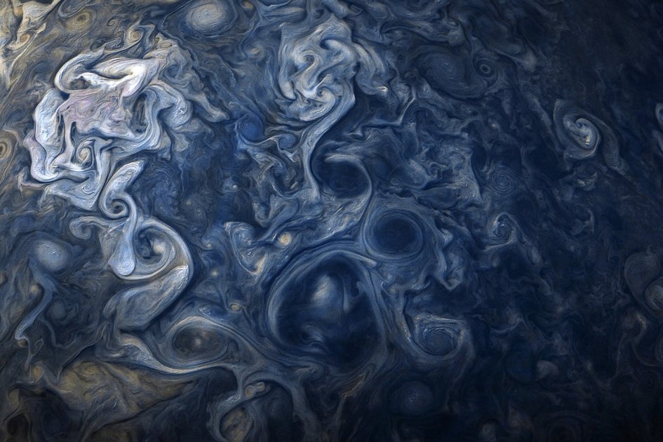 1634320853 NASAs Juno ruimtevaartuig heeft een aantal zeer indrukwekkende beelden van Jupiter