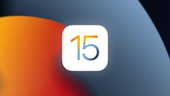 iOS 15.2 logo background