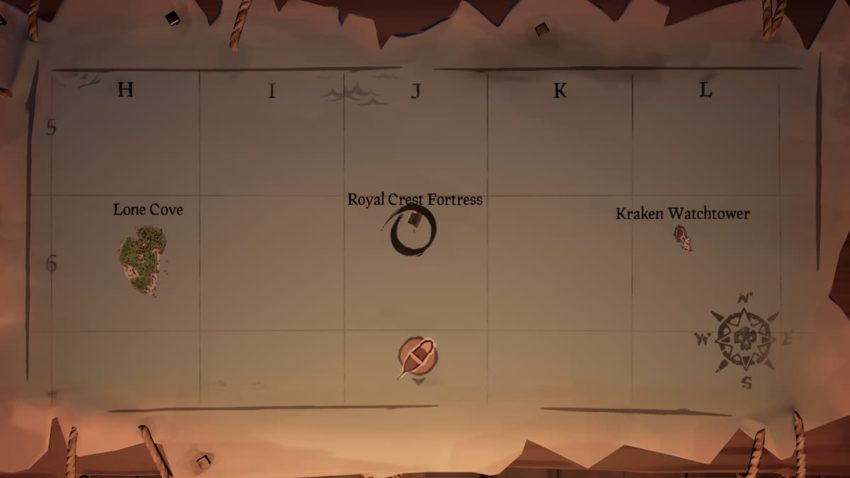 1646936806 891 Alle Sea Fort locaties in Sea of ​​Thieves