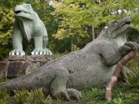 Crystal Palace dinosaurussen hoe we vijf ontbrekende beelden uit het