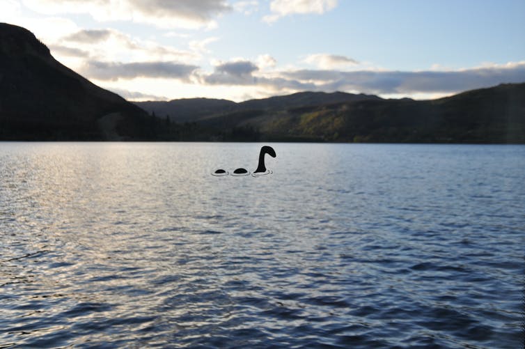 Artist's impression of the Loch Ness Monster