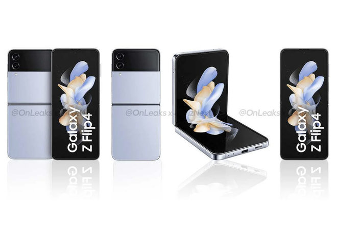 1658947547 665 Samsung Galaxy Z Flip 4 pers renders onthullen volledig ontwerp