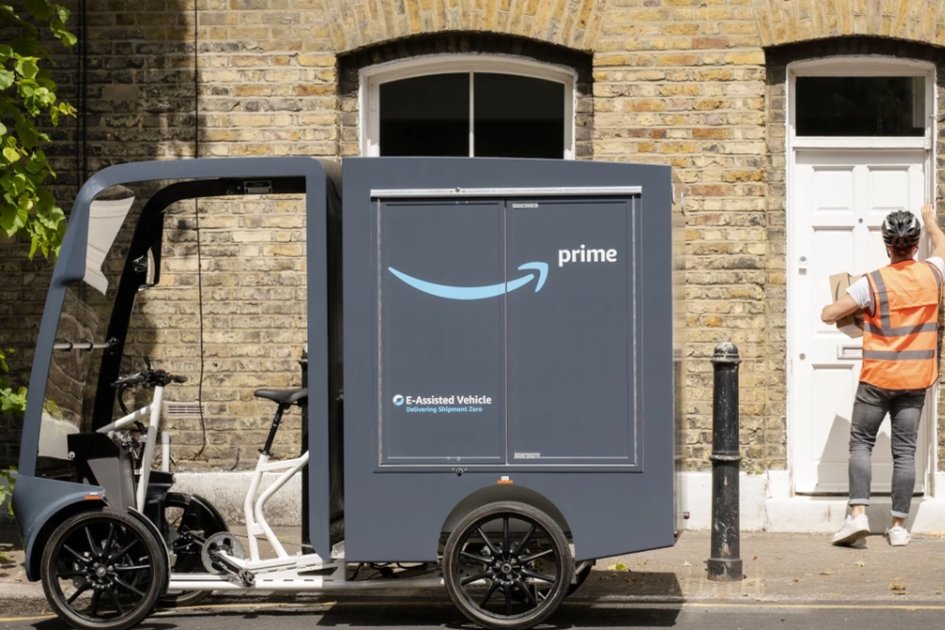 Amazon begint leveringen satisfied elektrische bakfietsen in Londen