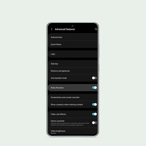 Bixby-routines