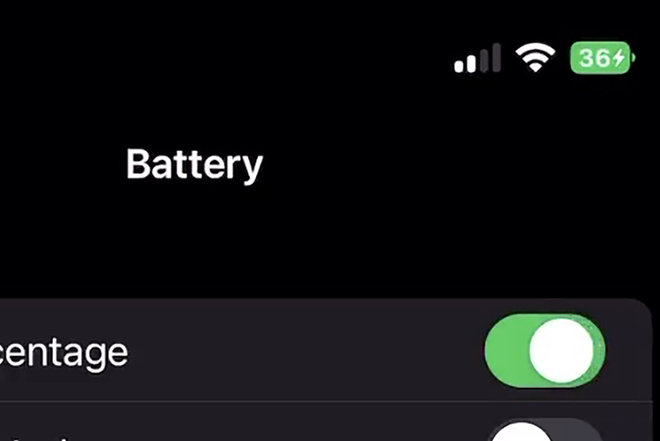 1660031218 790 Apple test het batterijpercentage van de iPhone in het batterijpictogram