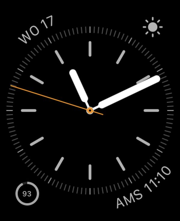 Apple Watch wijzerplaat