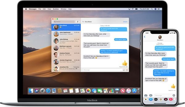Berichten-app op macOS en iOS