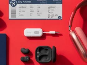 Vernieuwde AirFly maakt einde aan grootste AirPods probleem tijdens vluchten.webp