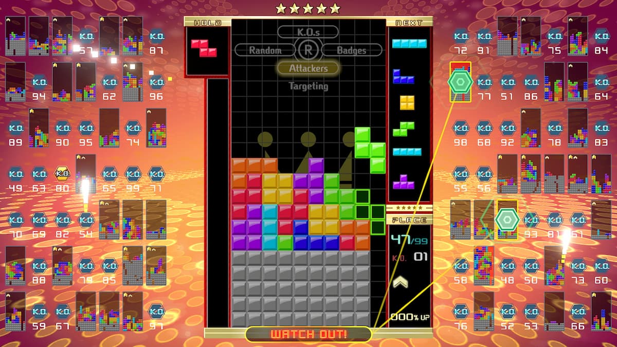 Het eerste beeld van de Tetris film komt naar boven want