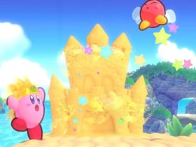 Kirby wordt korrelig met de nieuwe Sand vaardigheid in Kirbys Return