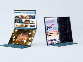Lenovo Yoga E book 9i is een whole size OLED laptop computer