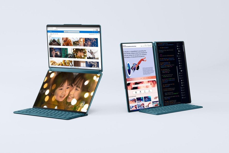 Lenovo Yoga E book 9i is een whole size OLED laptop computer