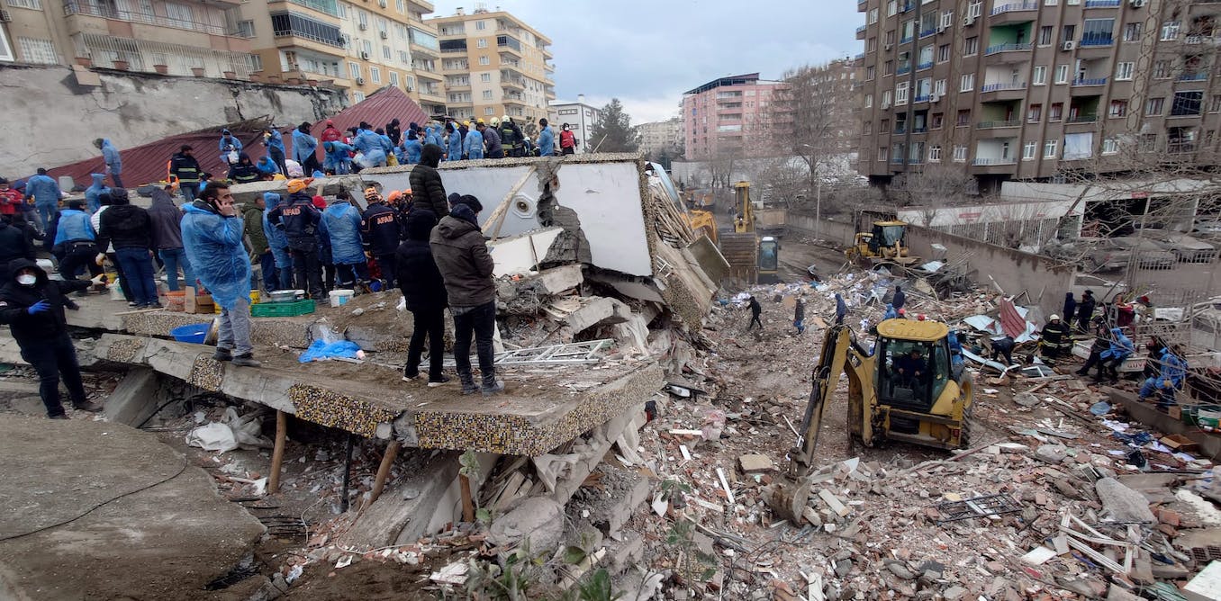 Aardbeving Turkije Syrie het schandaal van het niet voorbereid zijn