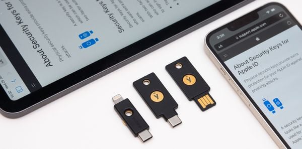 YubiKey beschermt je Apple ID op je iPhone