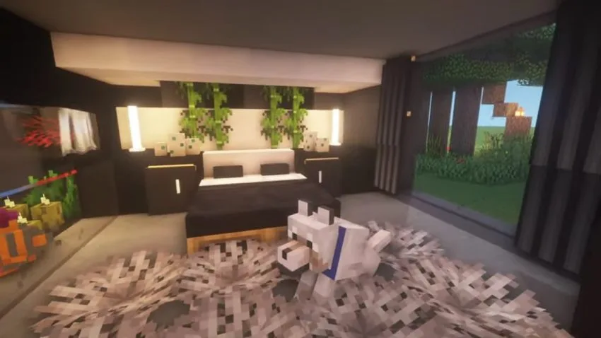 1679261624 918 De 10 beste ideeen ontwerpen en builds voor Minecraft slaapkamers
