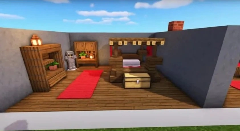 1679261626 765 De 10 beste ideeen ontwerpen en builds voor Minecraft slaapkamers