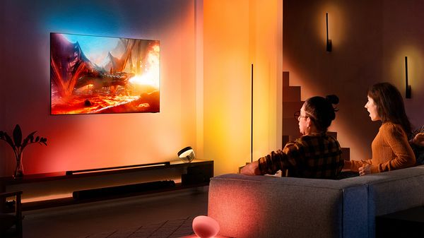 Philips Hue Sync TV app Samsung. iConnectHue, App Store Parels