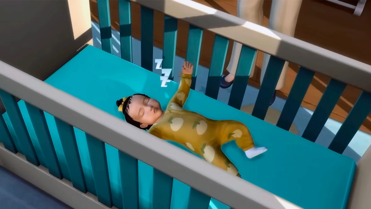 Is er een commode in de Sims 4 Infant Update
