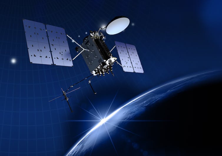 GPS III satelliet.
