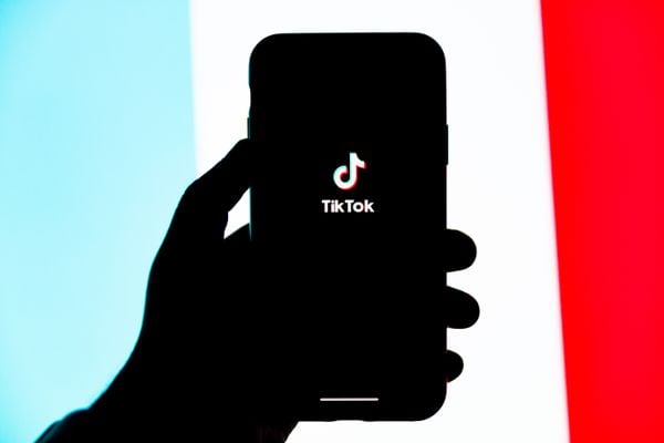 TikTok op smartphone