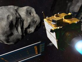 Een Nasa missie die in botsing kwam met een asteroide liet