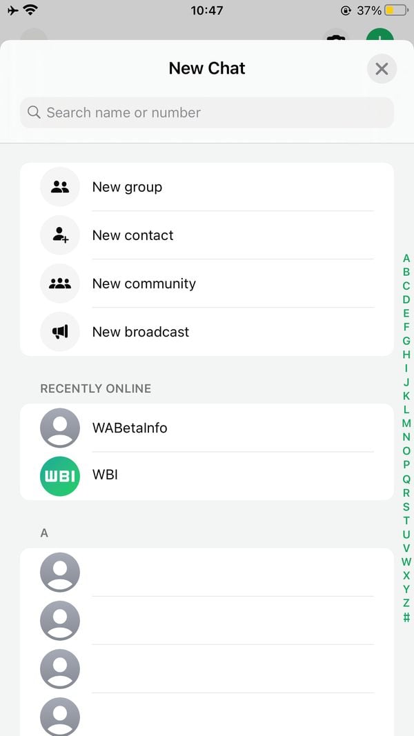 Recent Online: WhatsApp's nieuwe functie voor Android en iOS