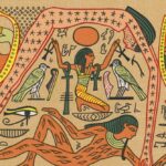 De oude Egyptische godin van de hemel en hoe ik